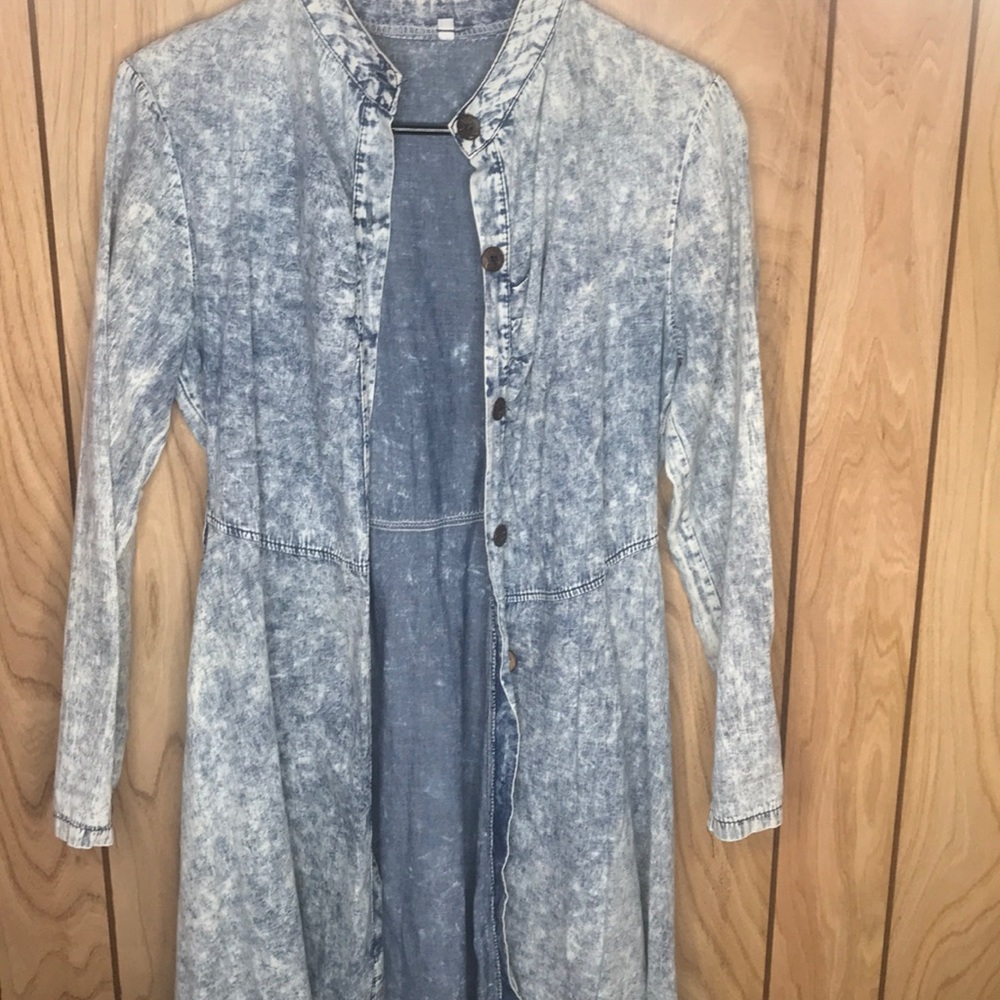 Long jean dress